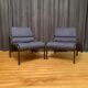 A pair of G30 armchairs by Martin Stoll, Germany, 1980s.