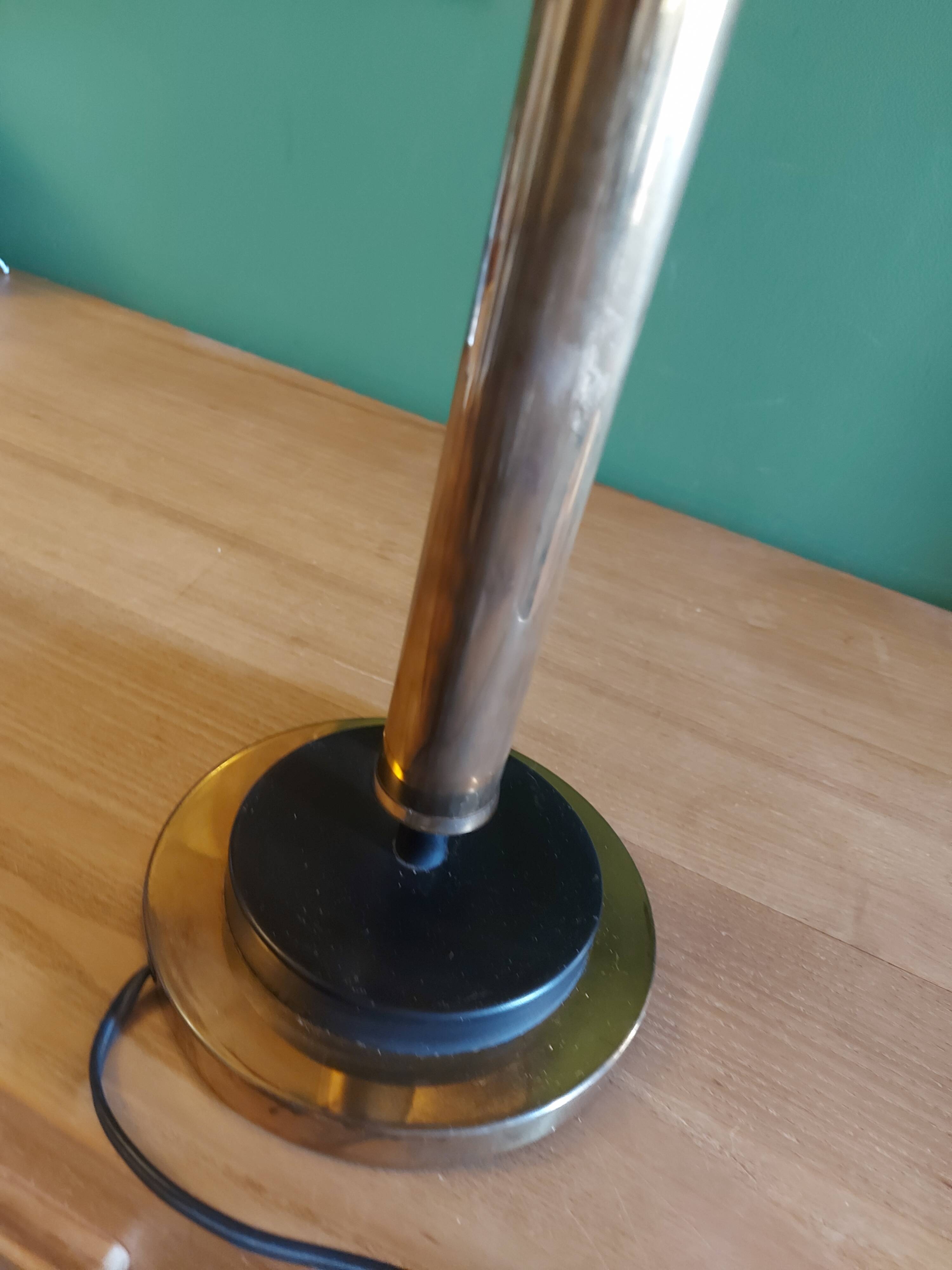 Brass lamp 30's Jules Leleu