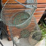 Old vintage metal basket