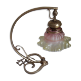 Art deco bronze lamp