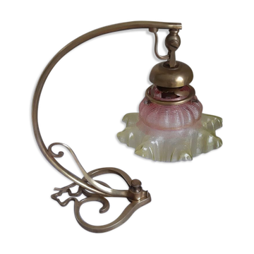 Art deco bronze lamp