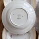 6 vintage Céranord "Cheverny" porcelain deep plates - Floral pattern