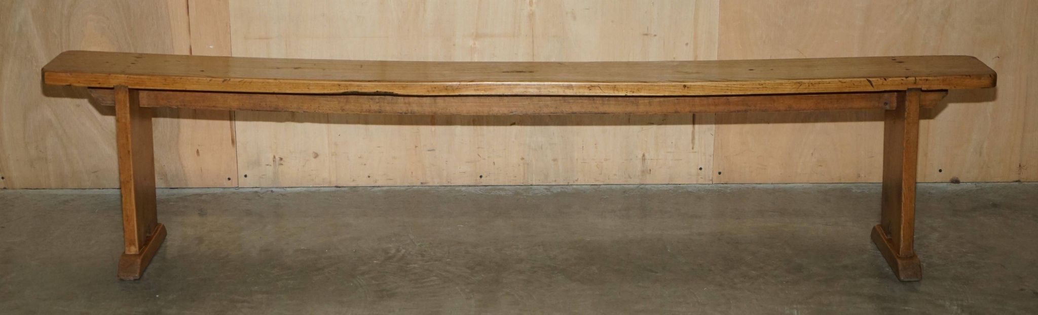 Paire de bancs victorienne en chêne