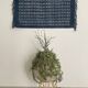 2x3 ft - cotton hand weaved hand block printed indigo tapestry,wall art,traditional wall decor.
