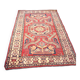 Antique Caucasian Shirvan carpet from the late 19th century, handmade wool, 183x275cm.