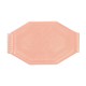 Pink glass tray