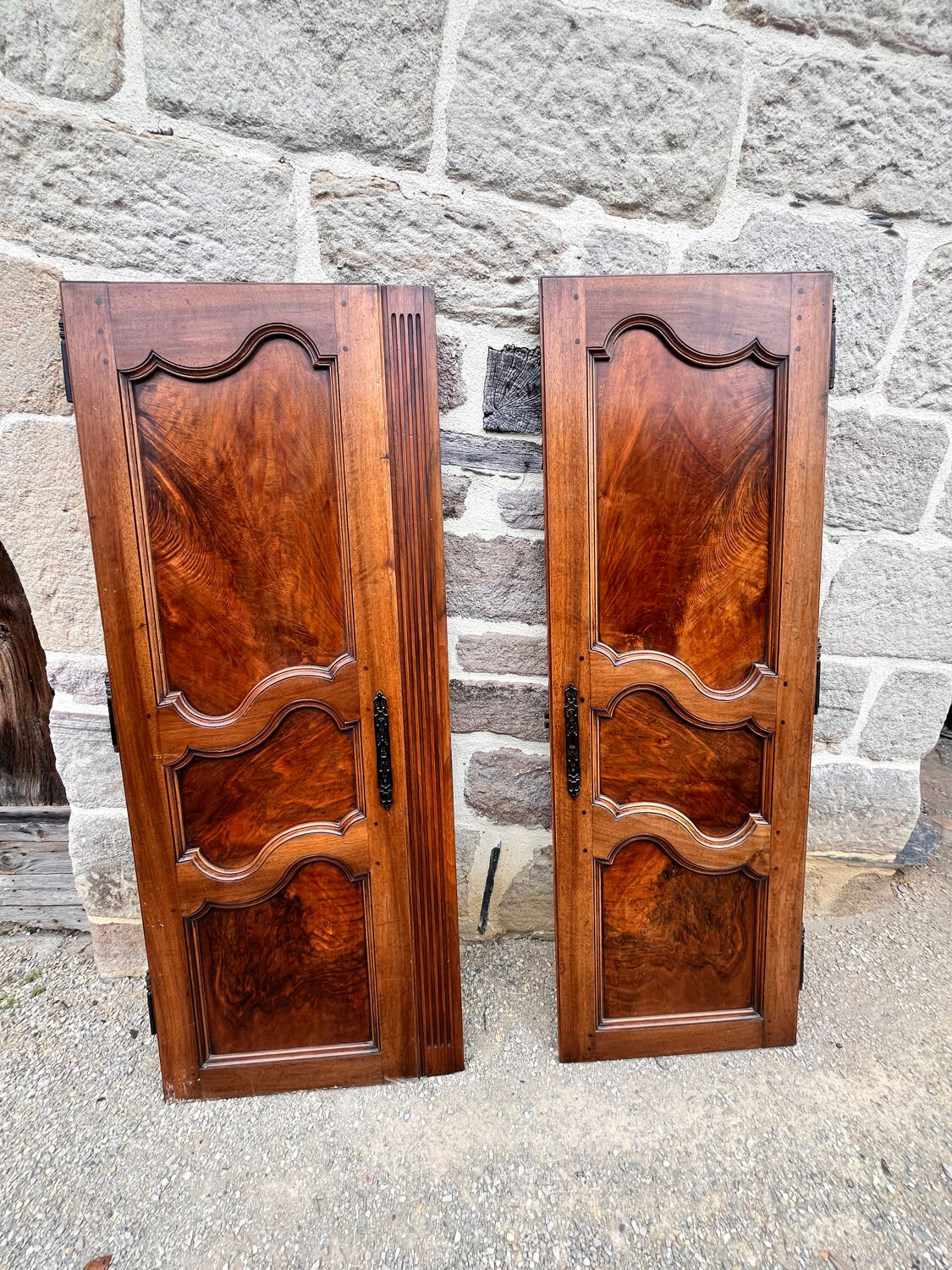 Old wardrobe door