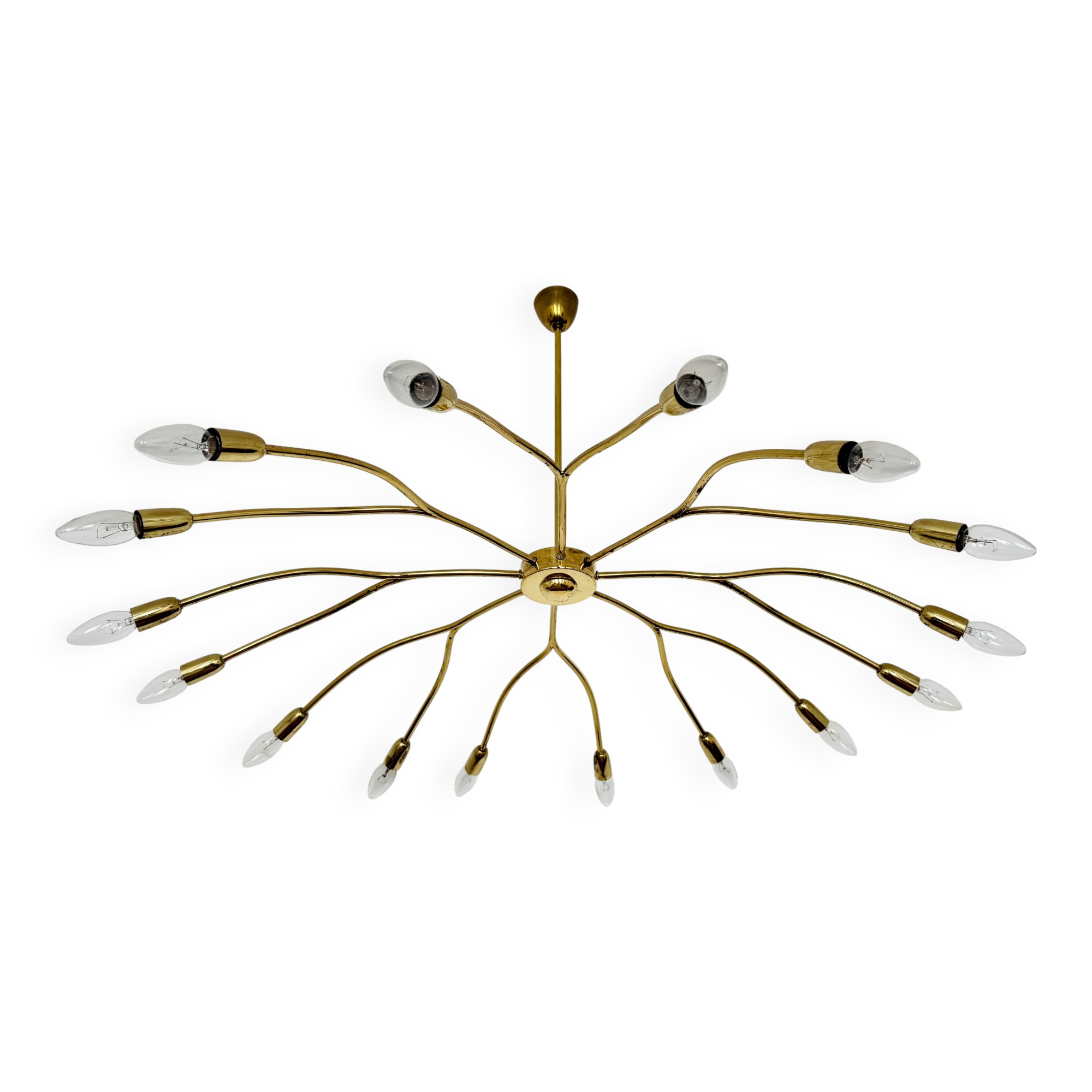XXL Austrian Brass Chandelier by Kalmar
