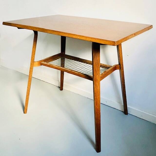 Vintage Danish Design Tv Table Midcentury Side Table Drevopodnik Holešov