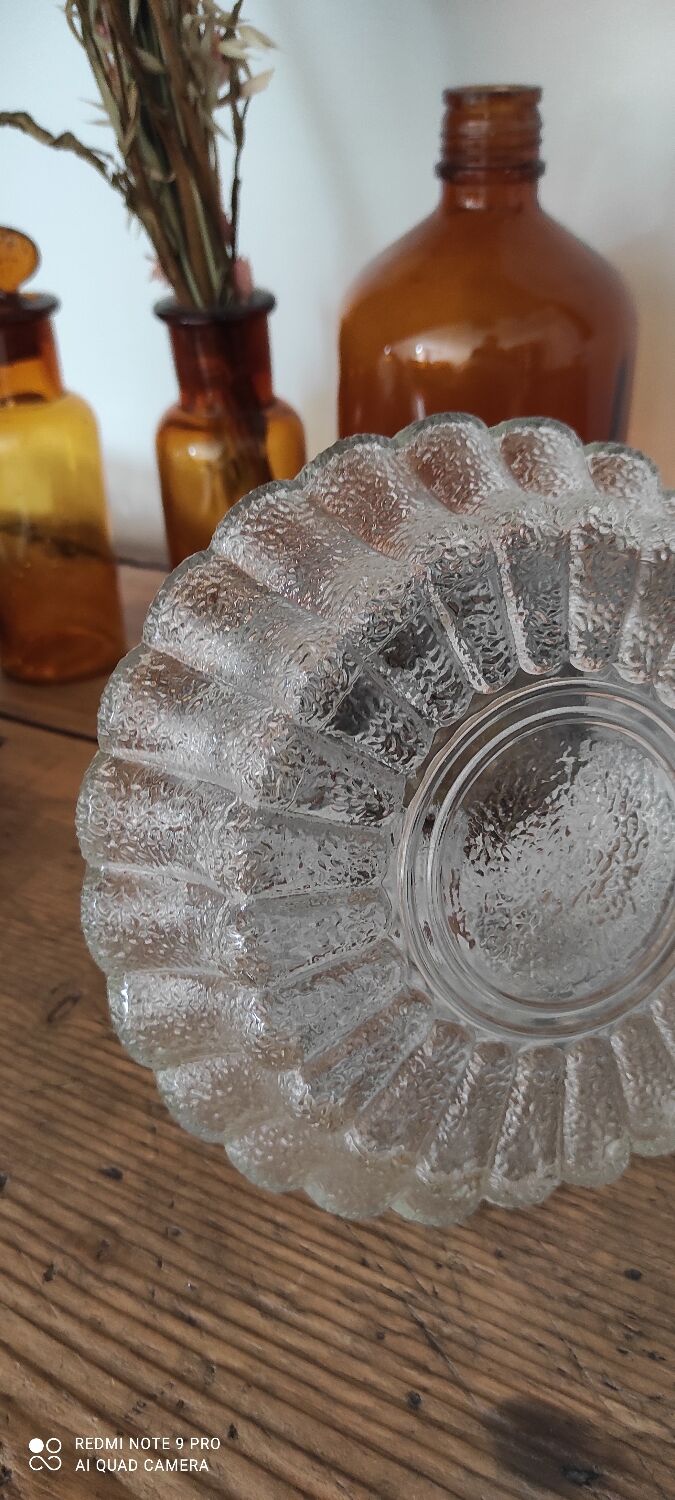 Vintage glass ceiling light