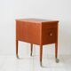 Scandinavian Vintage Mahogany Storage Trolley