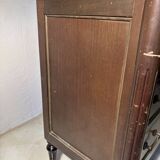 Commode 3 tiroirs de style Louis XVI, marbre et bronzes dorés