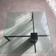 Metaform KW1 coffee table Hank Kwint 1980s glass black metal