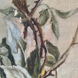 Old painting, still life with roses (late nineteenth)