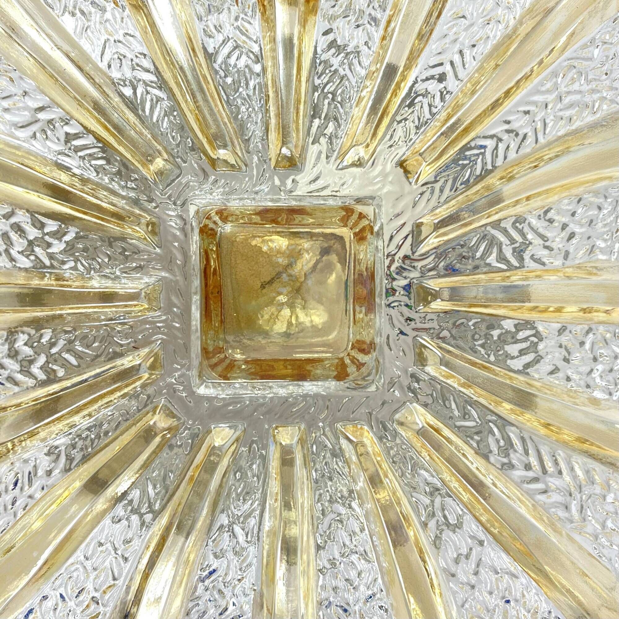 Wall light ceiling light two-tone glass minimalist 1970 1980 seventies eighties LAMP-7274