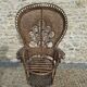 For sale: authentic "Emmanuelle" armchair (Pomare armchair) made of natural rattan.