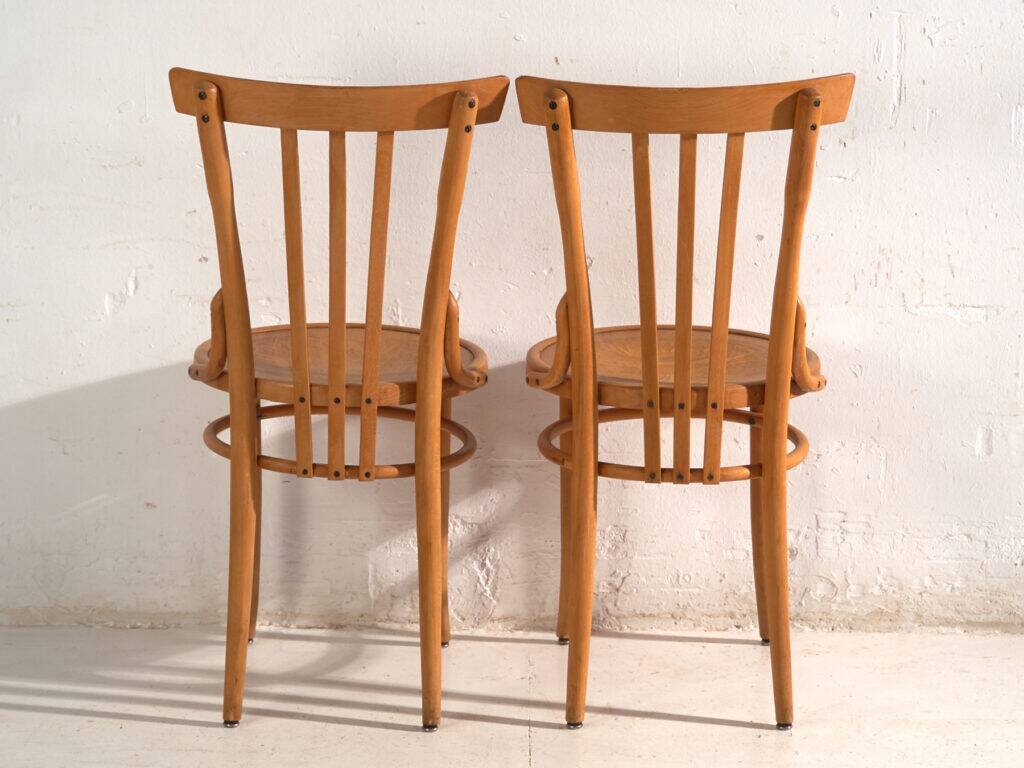 Antique bentwood chairs in Thonet style – Central Europe, circa 1930 #1 – Set of 4 pieces