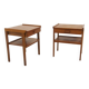 Set de 2 tables de chevets en teck, Suède, 1960