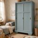 Parisian Art Deco wardrobe with sliding doors.