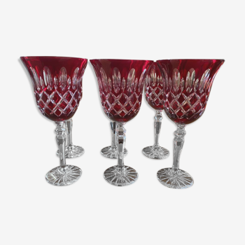 6 verres à vin Roemer Grand Duc en cristal