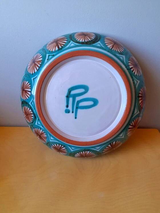 Plat en céramique Robert Picault 1960