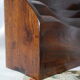 Vintage mail holder in cherry wood