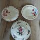 8 mismatched antique soup plates