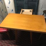 Side table butterfly vintage compass feet year 50/60