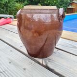 Ancien saloir en grès années 60