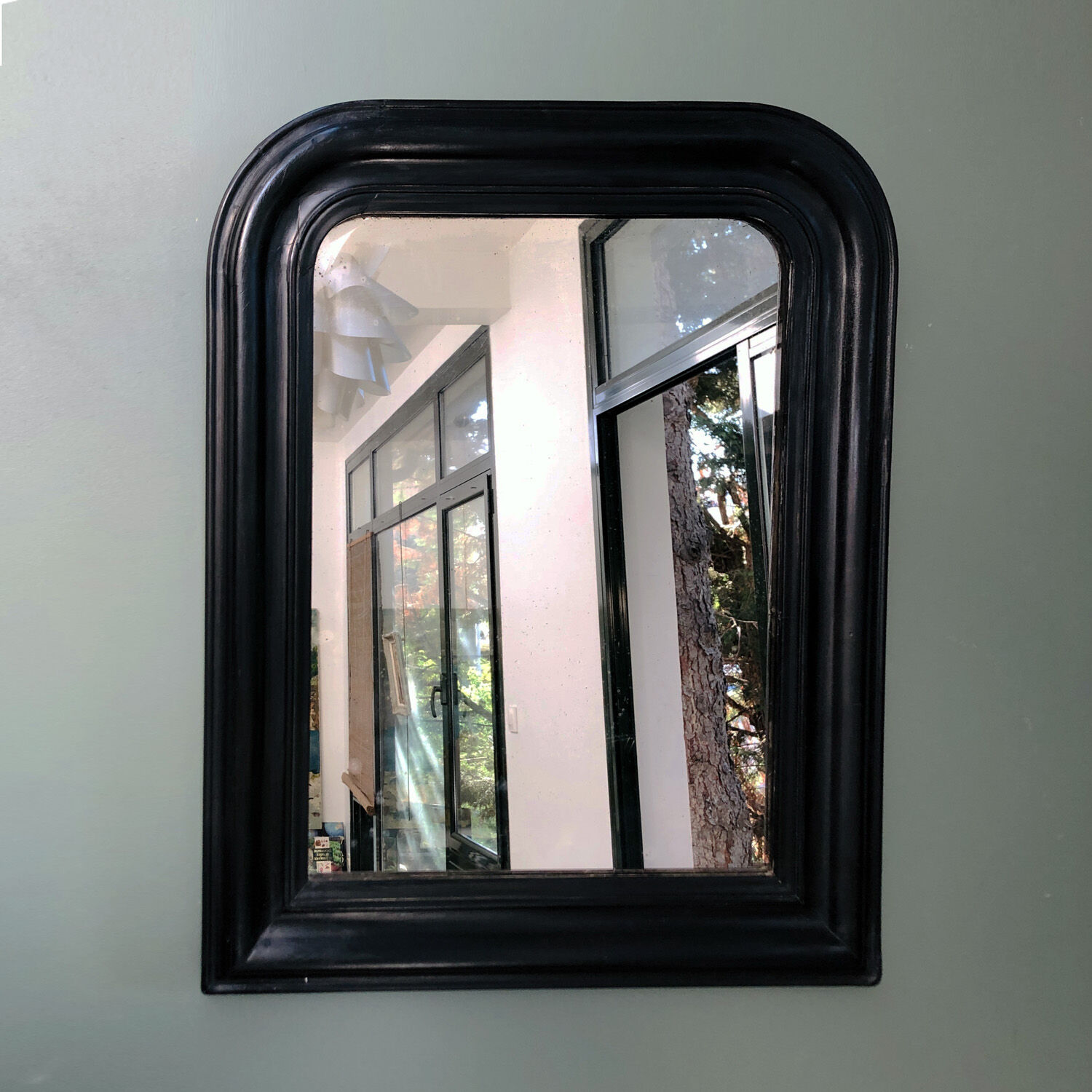Antique fireplace mirror 50x62cm