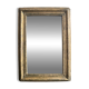 Miniature mirror from the 18th century in gilded wood, mercury glass.