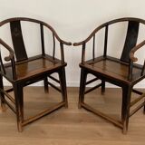 Paire de fauteuils chinois