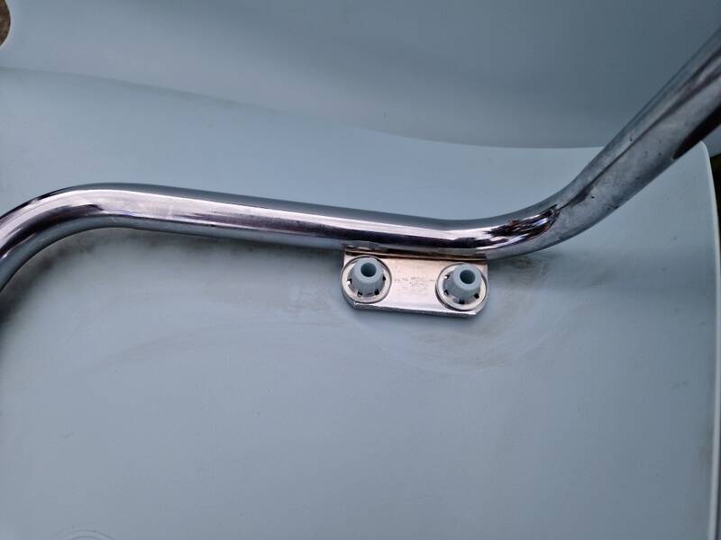 Vico Magistretti (1920-2006) for Kartell - Series of 4 chairs - Maui model - Sky blue color