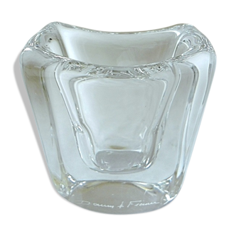 Vase violets or Lily of the Valley of the Maison Daum crisal