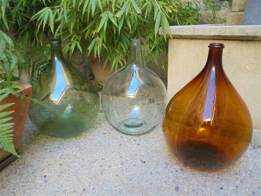 Amber demijohn 15 l