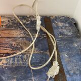 Vintage table lamp orange globe