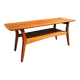 Table basse en teck des années 1960