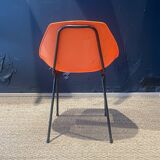 Ensemble de 6 chaises Guariche orange