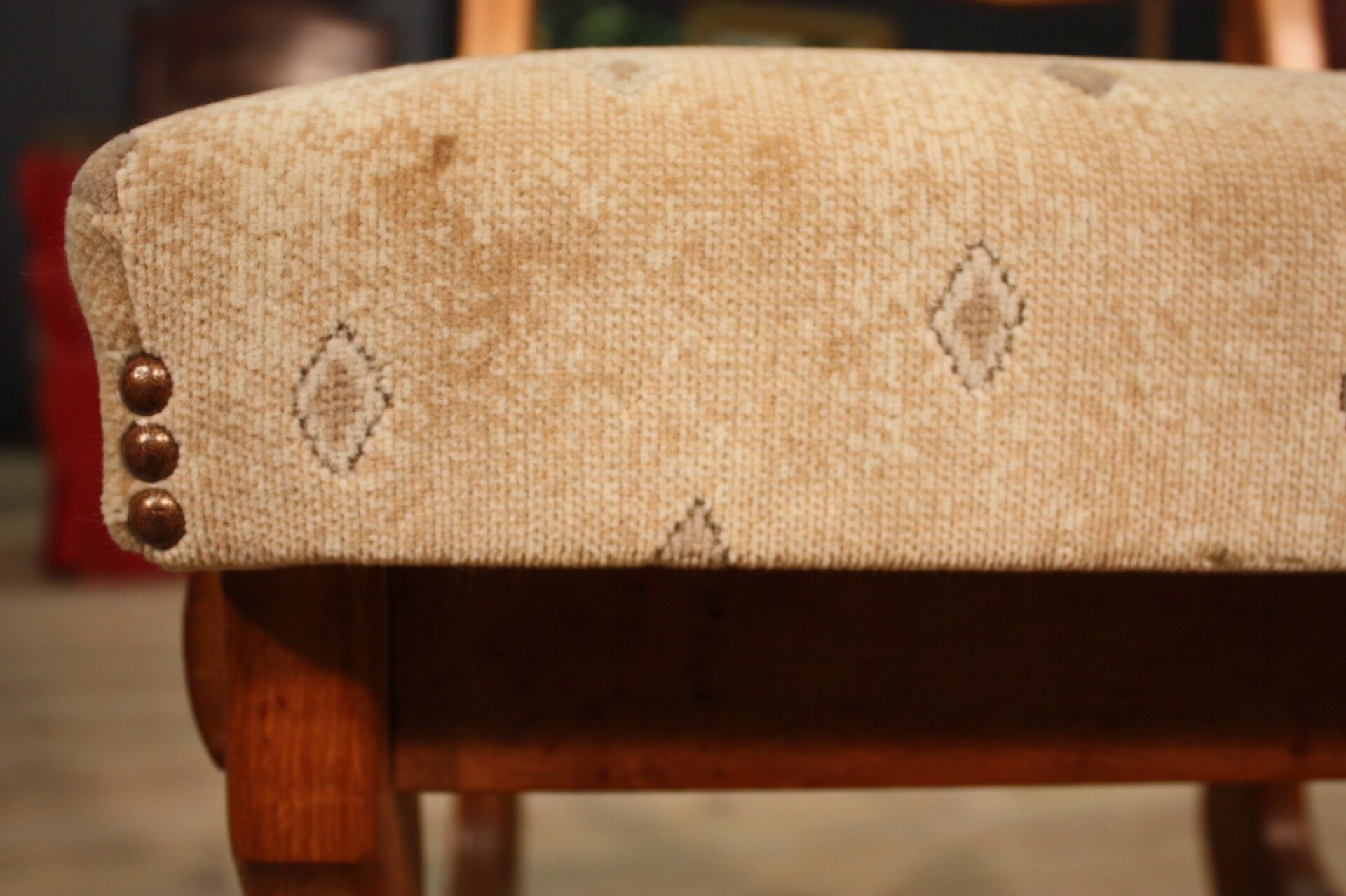 Lot de 4 chaises rustiques
