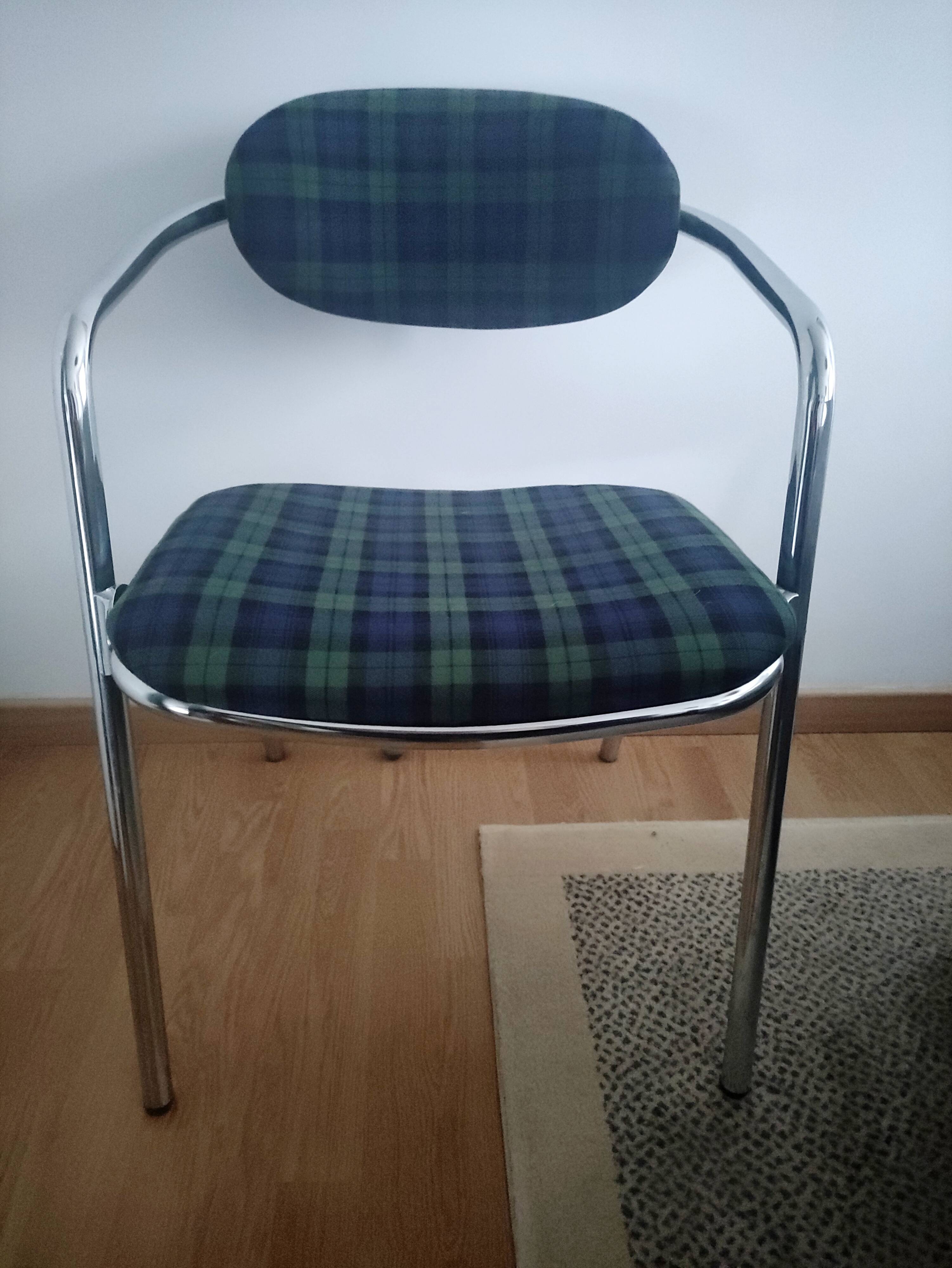 Tubular chairs from the 70s