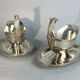 Pair of gooseneck sausages model Malmaison by Maison Christofle XXth