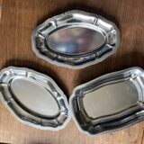 Set of stainless steel dishes