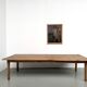 Very large farmhouse table in solid oak, 1950s – L300 cm