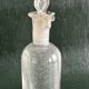 Flacon d’apothicaire ancien en verre, vers 1900
