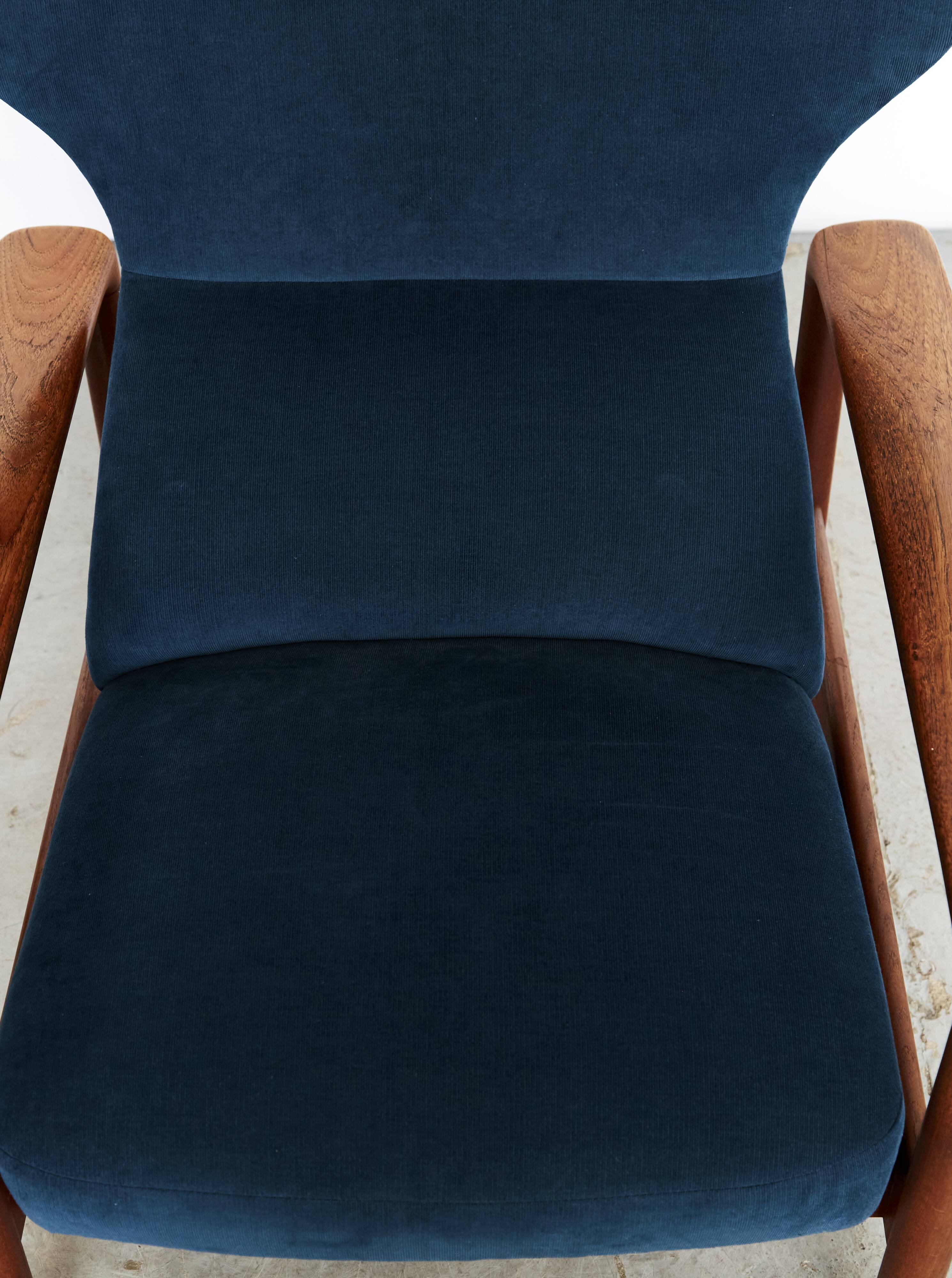 Fauteuil Rock Royal avec Ottoman par Sven Ivar Dysthe pour Arnestad Bruk