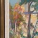 Large Original Swedish Oil on Canvas - “Forest” by Katharina Fontain - Signed - Vintage & Framed - 60 × 80 cm (23.6" × 31.5")