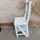 Chaise escabeau