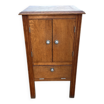 Vinyl cabinet.