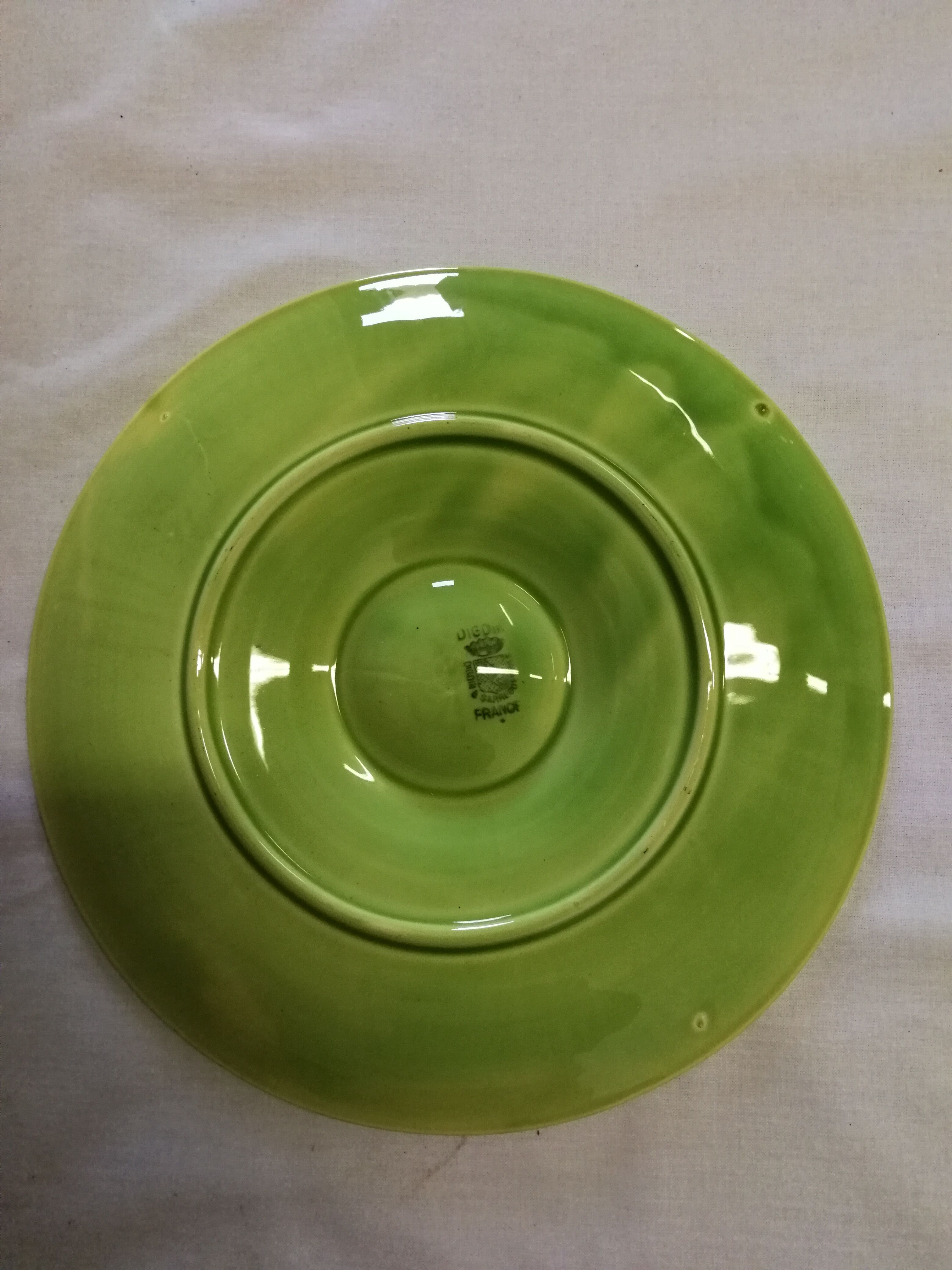 Old oyster plate digoin sarreguemine