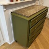 Art Deco marble commode